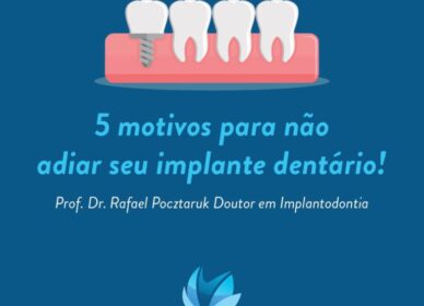 Dr. Rafael Pocztaruk Nao adie seu impante dentario